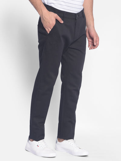 Black Trousers-Men Trousers-Crimsoune Club