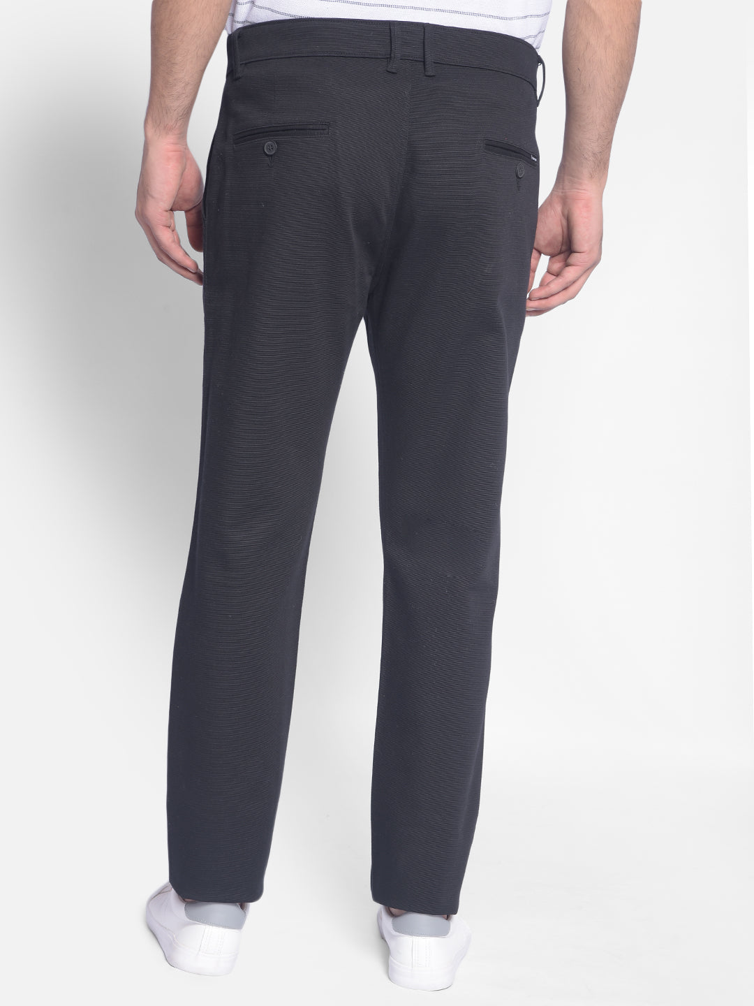 Black Trousers-Men Trousers-Crimsoune Club