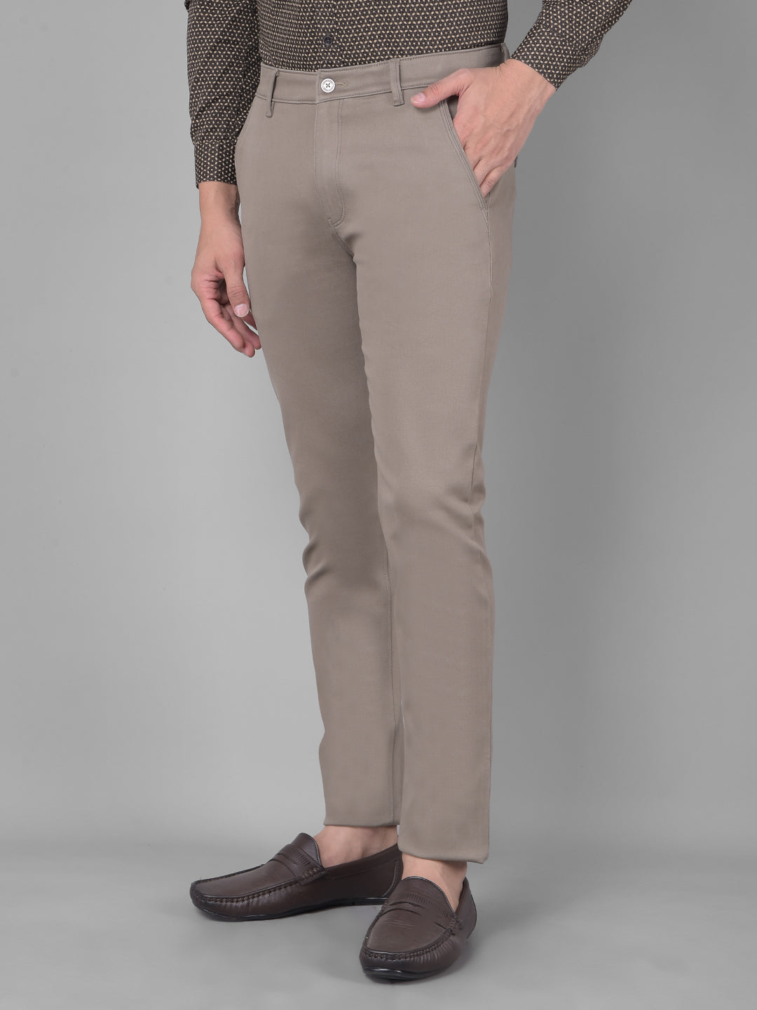 Grey Trousers-Men Trousers-Crimsoune Club