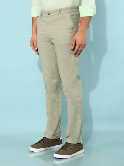 Green Printed Trousers-Men Trousers-Crimsoune Club