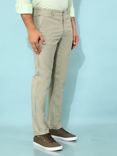 Green Printed Trousers-Men Trousers-Crimsoune Club