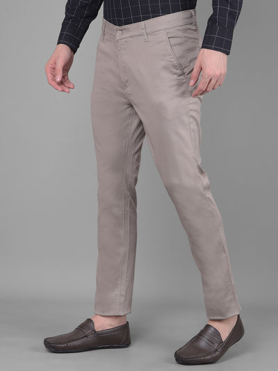 Grey Printed Trousers-Men Trousers-Crimsoune Club