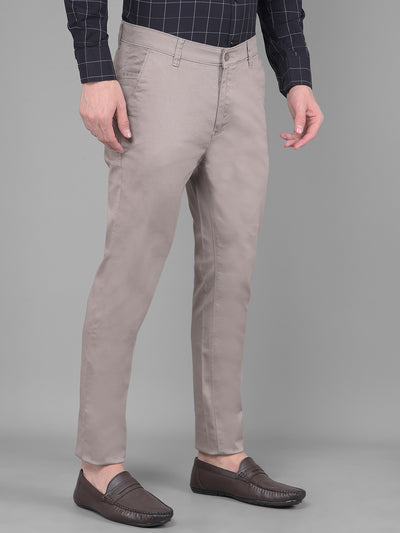 Grey Printed Trousers-Men Trousers-Crimsoune Club