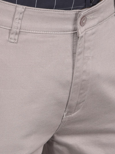 Grey Printed Trousers-Men Trousers-Crimsoune Club