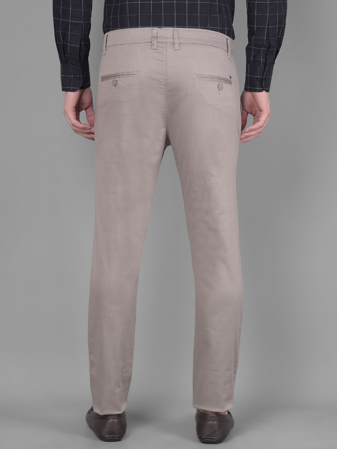 Grey Printed Trousers-Men Trousers-Crimsoune Club