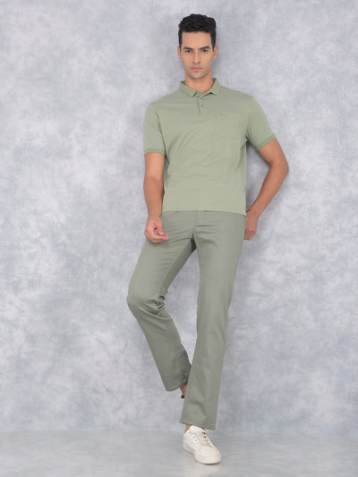 Grey Straight Trousers-Men Trousers-Crimsoune Club