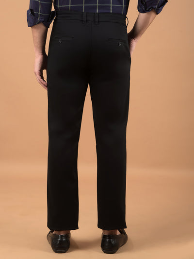 Black Straight Chinos