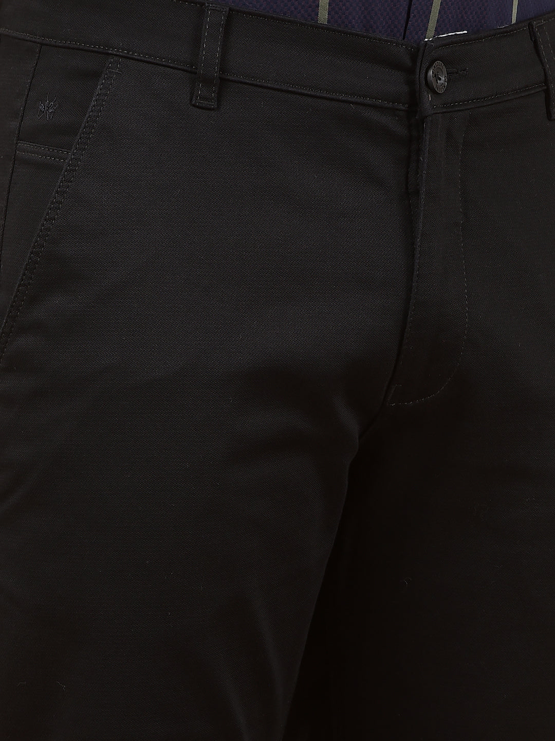 Black Straight Chinos