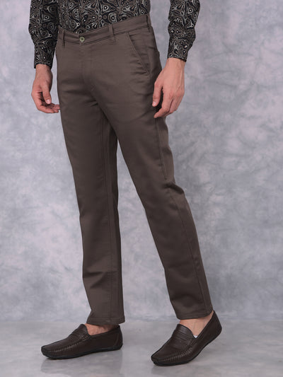 Olive Trousers-Men Trousers-Crimsoune Club