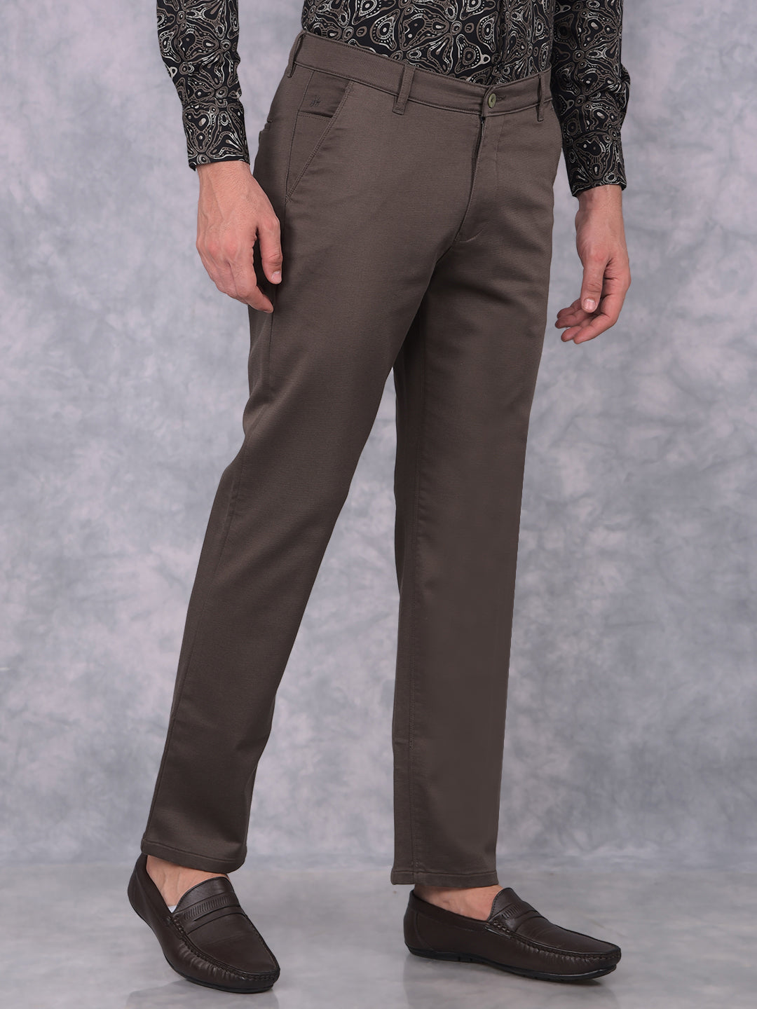 Olive Trousers-Men Trousers-Crimsoune Club