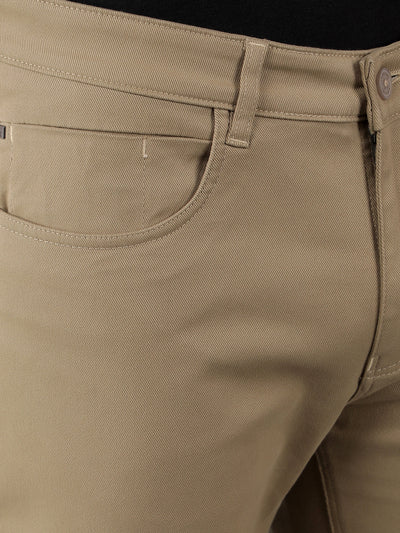 Khaki Trousers-Men Trousers-Crimsoune Club