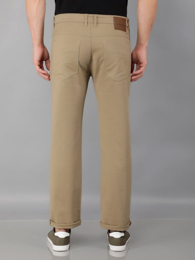 Khaki Trousers-Men Trousers-Crimsoune Club