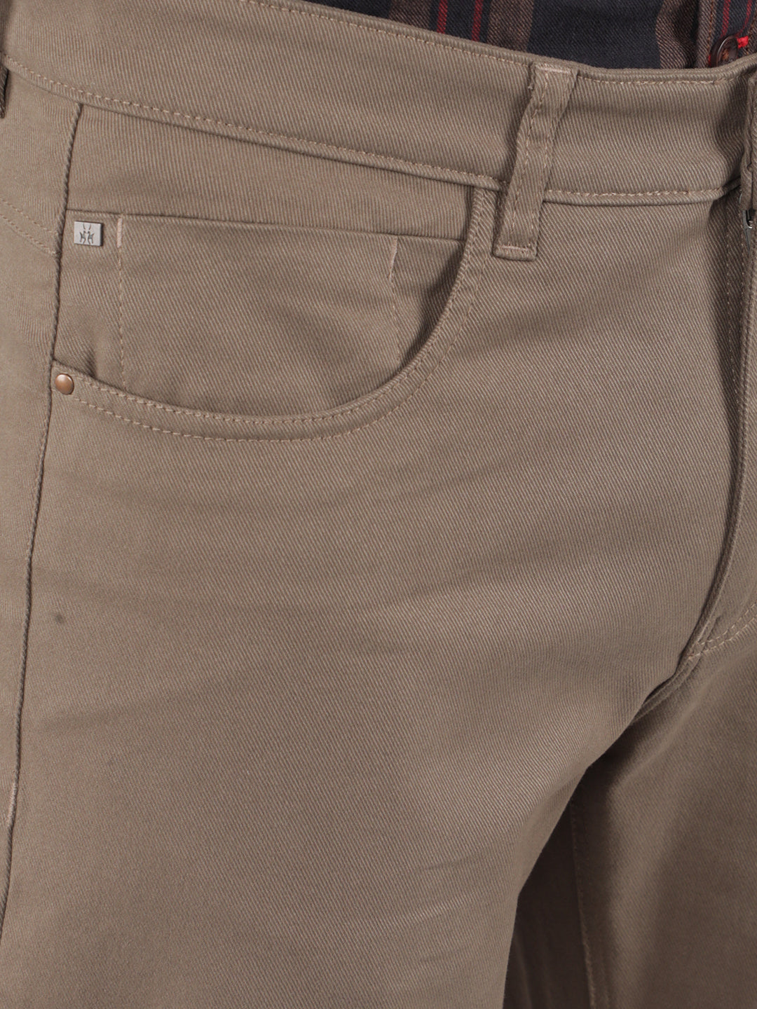 Brown Trousers-Men Trousers-Crimsoune Club