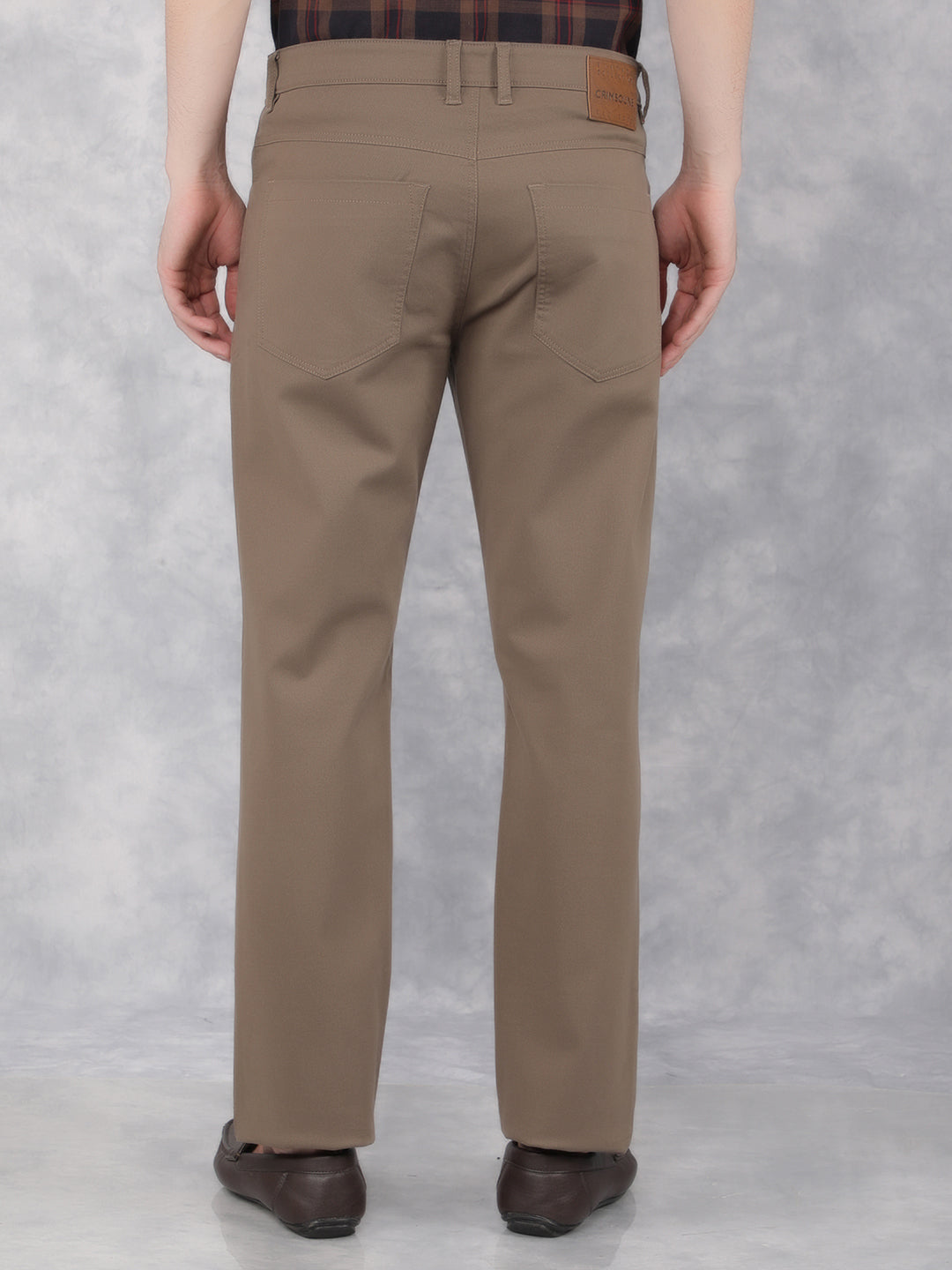 Brown Trousers-Men Trousers-Crimsoune Club