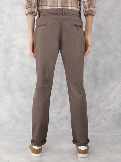 Olive Chinos Trousers-Men Trousers-Crimsoune Club