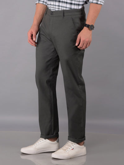 Grey Trousers-Men Trousers-Crimsoune Club