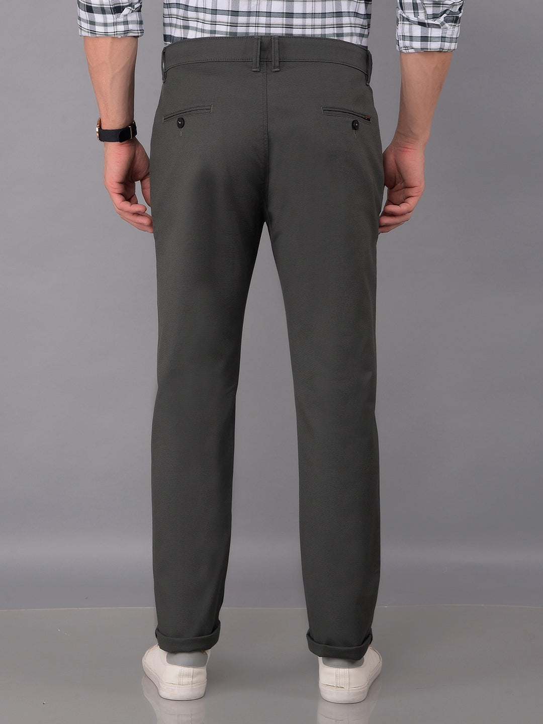 Grey Trousers-Men Trousers-Crimsoune Club