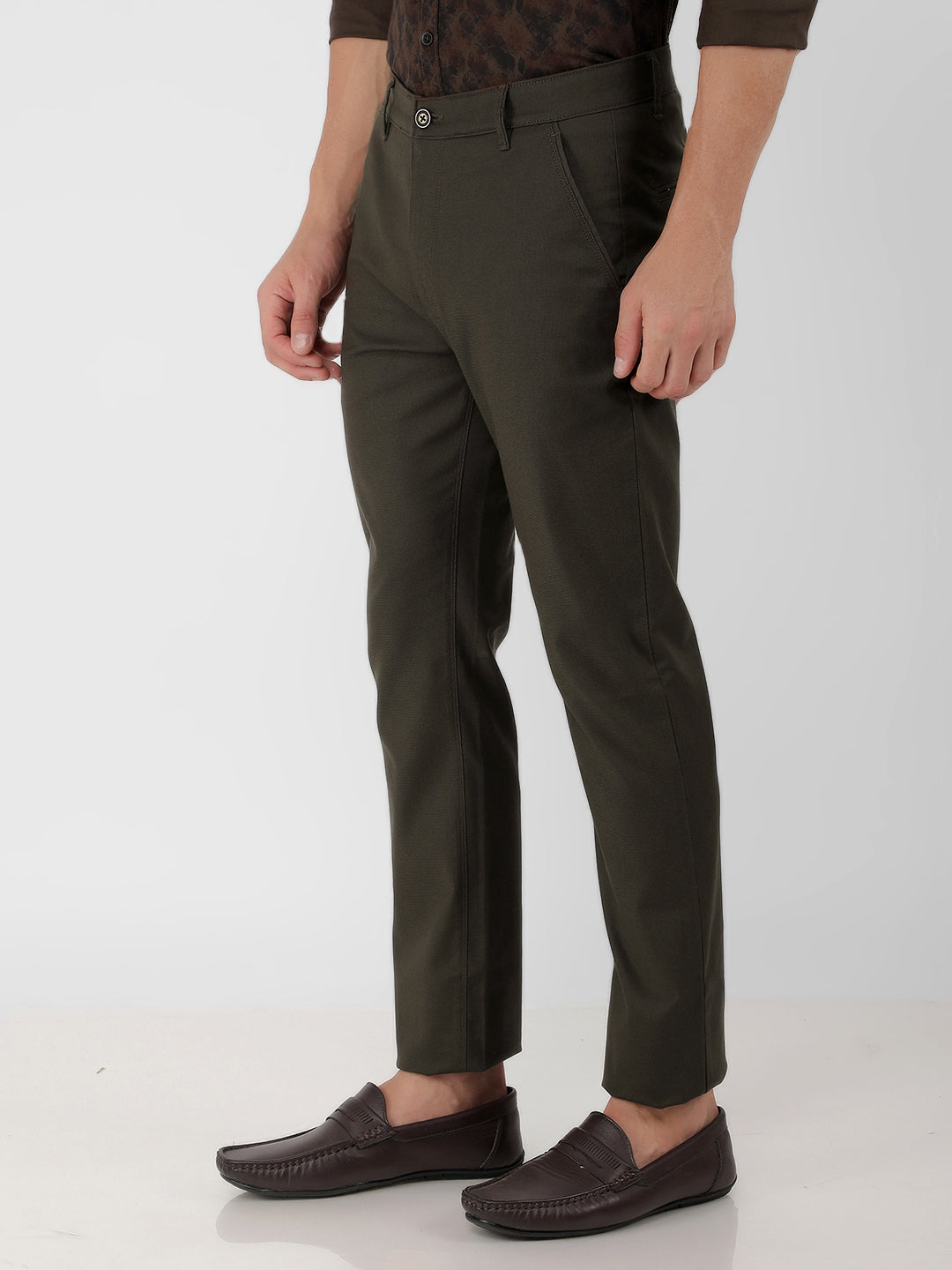 Brown Trousers-Men Trousers-Crimsoune Club