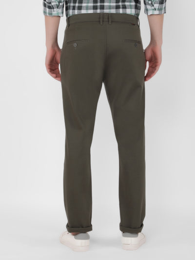 Olive Trousers-Men Trousers-Crimsoune Club