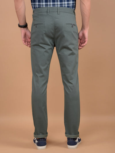 Green Printed Trousers-Men Trousers-Crimsoune Club