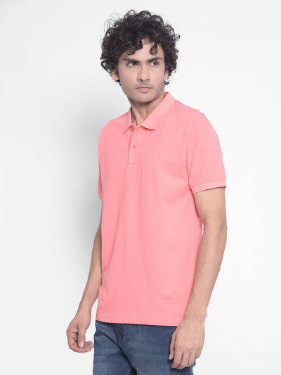 Pink T-Shirt-Men T-Shirts-Crimsoune Club