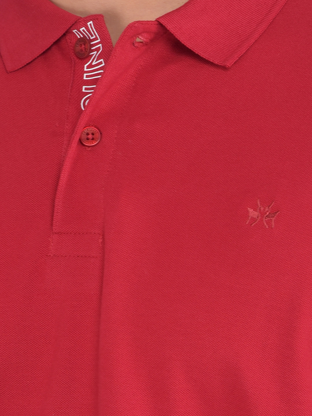 Red Polo T-Shirt-Men T-shirts-Crimsoune Club