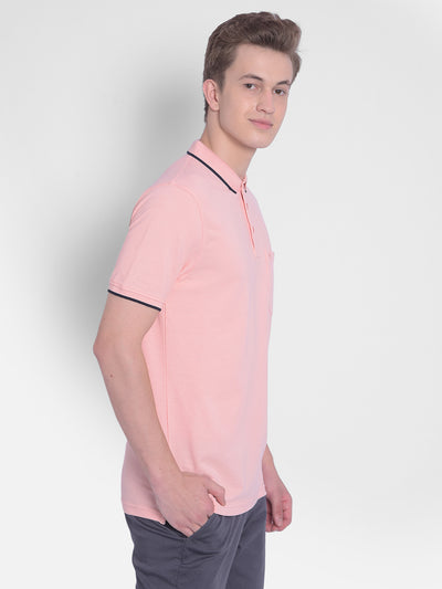 Pink T-Shirt-Men T-Shirts-Crimsoune Club