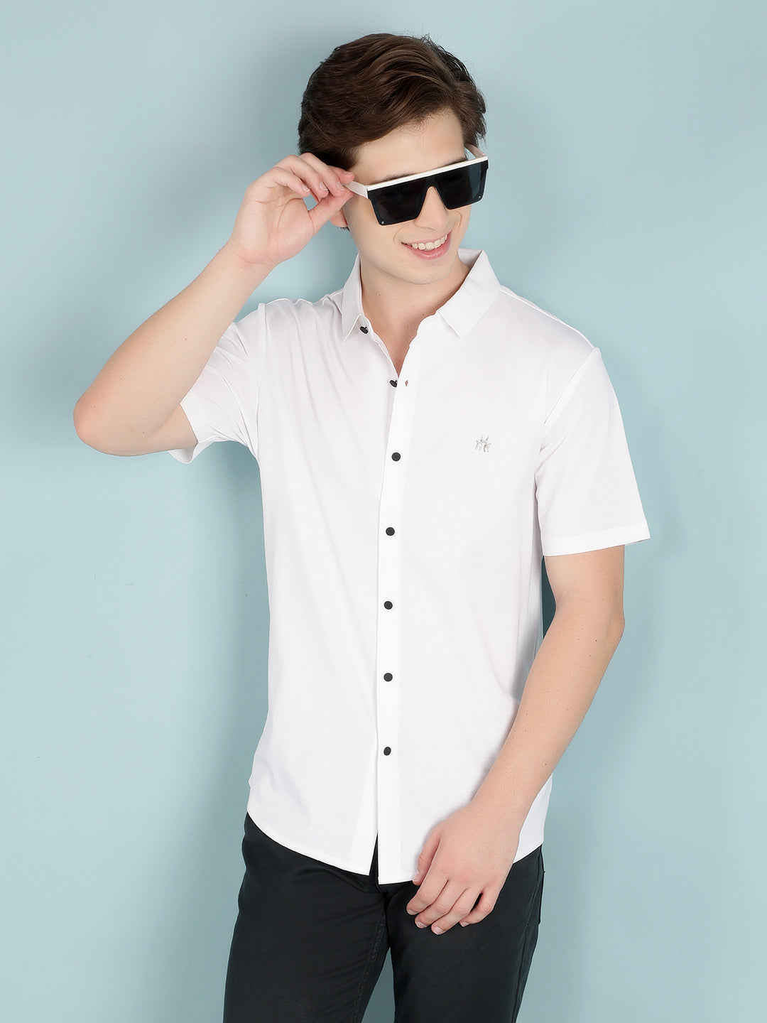 White Shirt-Men Shirts-Crimsoune Club