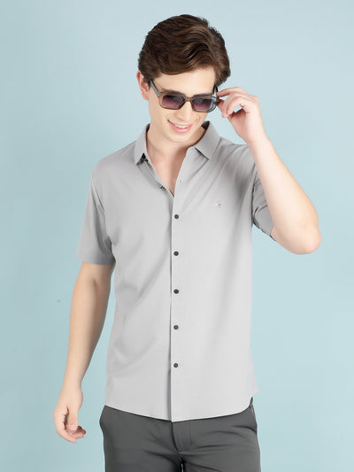 Grey Shirt-Men Shirts-Crimsoune Club