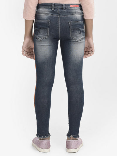 Blue Light washed Jeans-Girls Jeans-Crimsoune Club