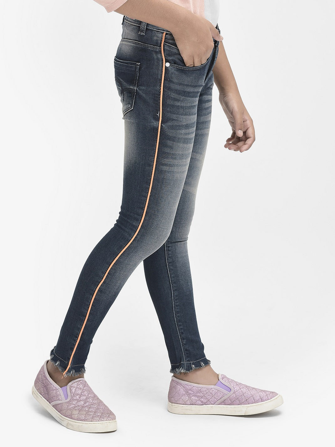 Blue Light washed Jeans-Girls Jeans-Crimsoune Club