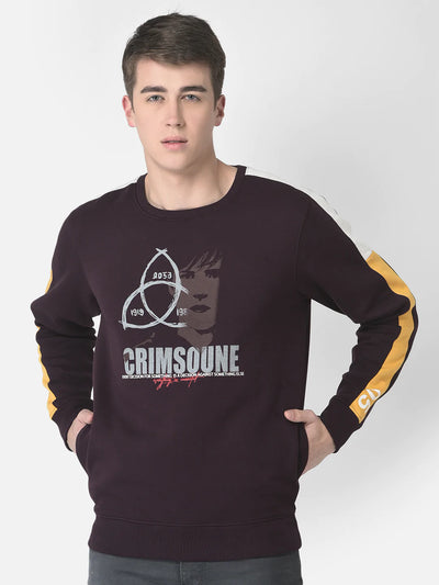  Wine Brand-Graphics Sweatshirt 