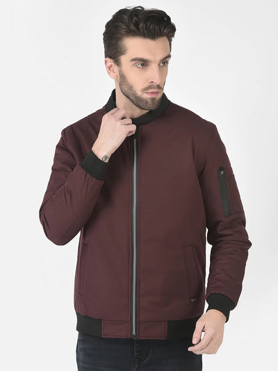  Wine Stuffed Bomber Jacket