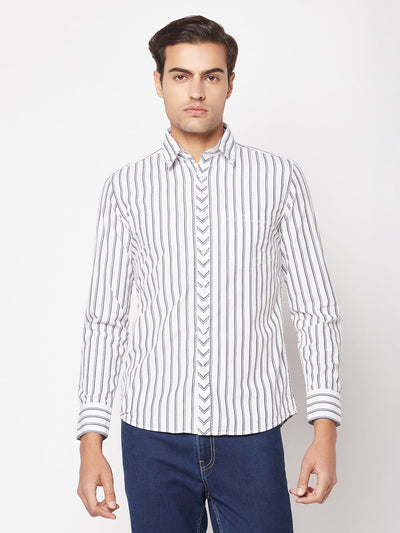  White Stripe Shirt