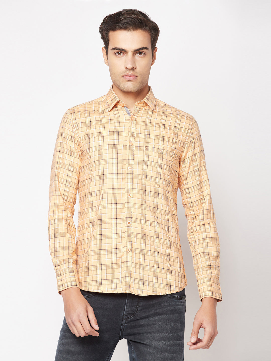  Peach Flannel Shirt