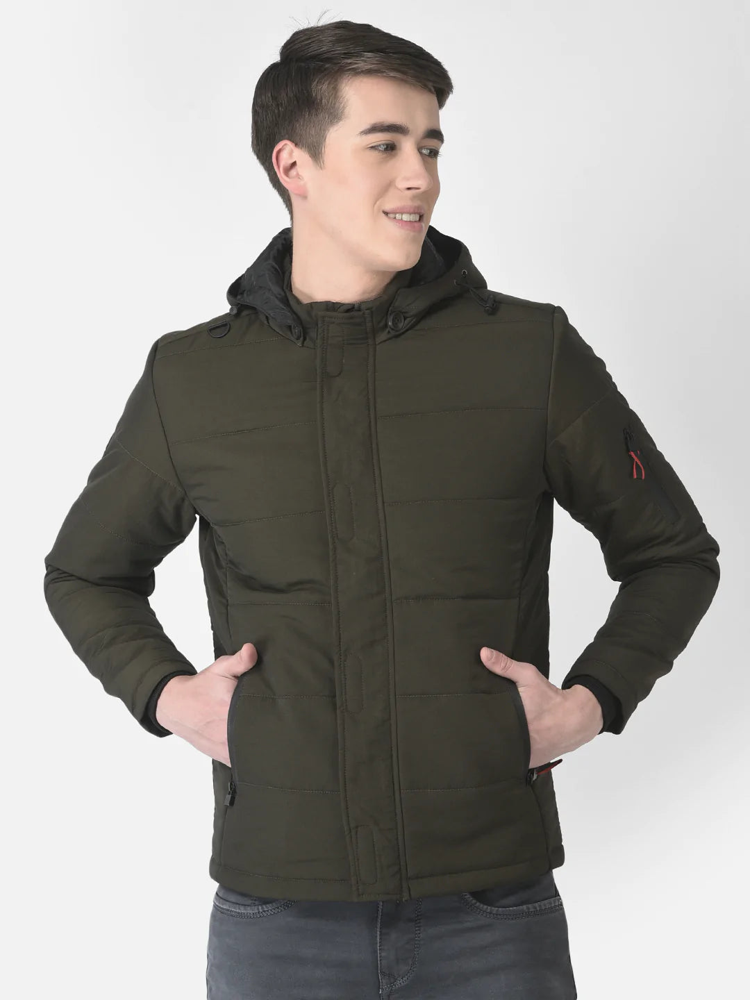  Olive Padded Safari Jacket 