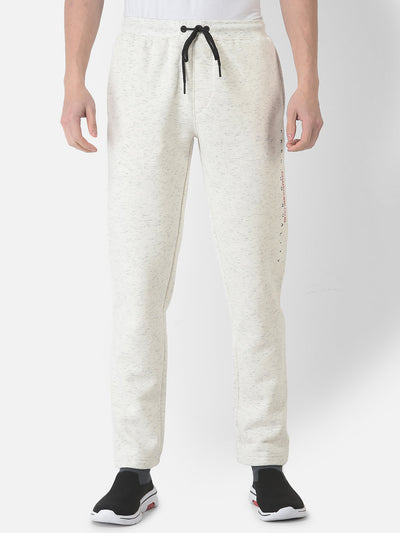  Melange Off-White Typographic Track Pants