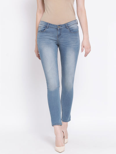 Blue Super Skinny Fit Jeans - Women Jeans