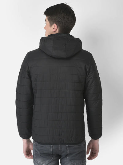  Minimal Black Padded Jacket 