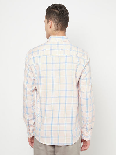 Pink Checked Shirt - Men Shirts