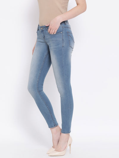 Blue Super Skinny Fit Jeans - Women Jeans