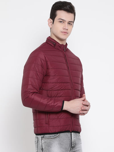 Cherry Solid Hooded Jackets-Mens Jacket-Crimsoune Club