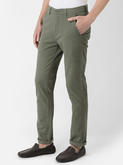  Melange Green Trousers 