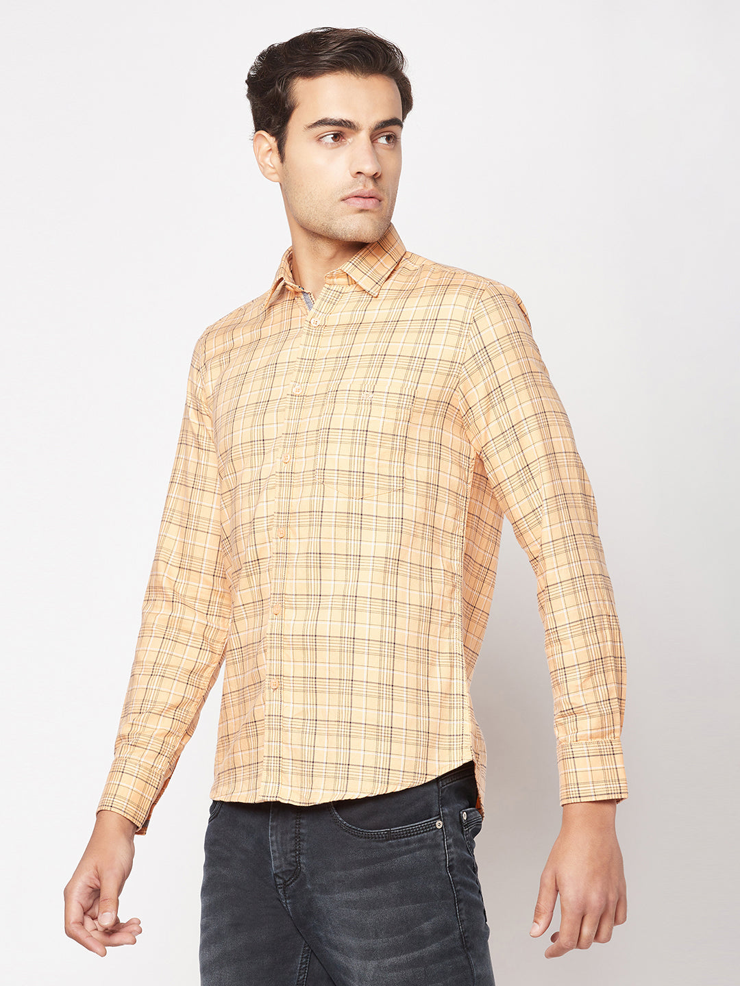  Peach Flannel Shirt