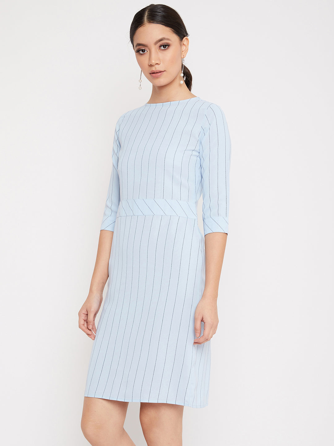 Blue Striped Dress - Women Dresses