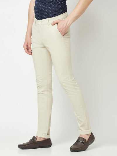  Cream Business Trousers