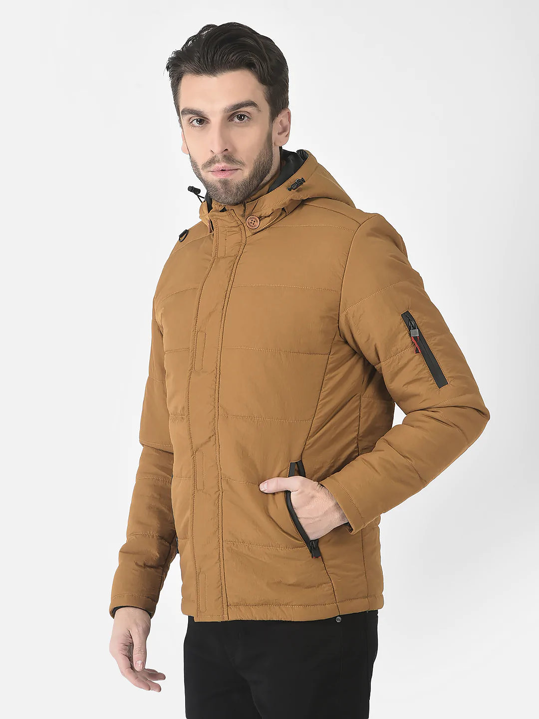  Khaki Padded Safari Jacket 