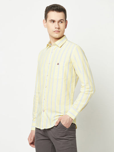  Striped Yellow Shirt