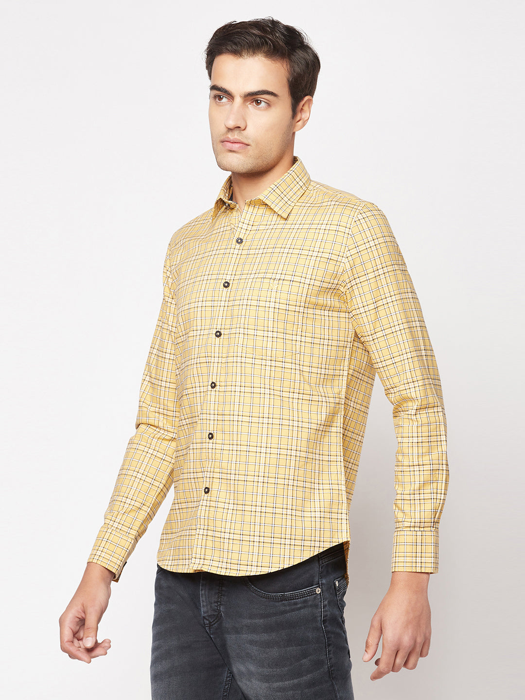  Yellow Plaid Shirt