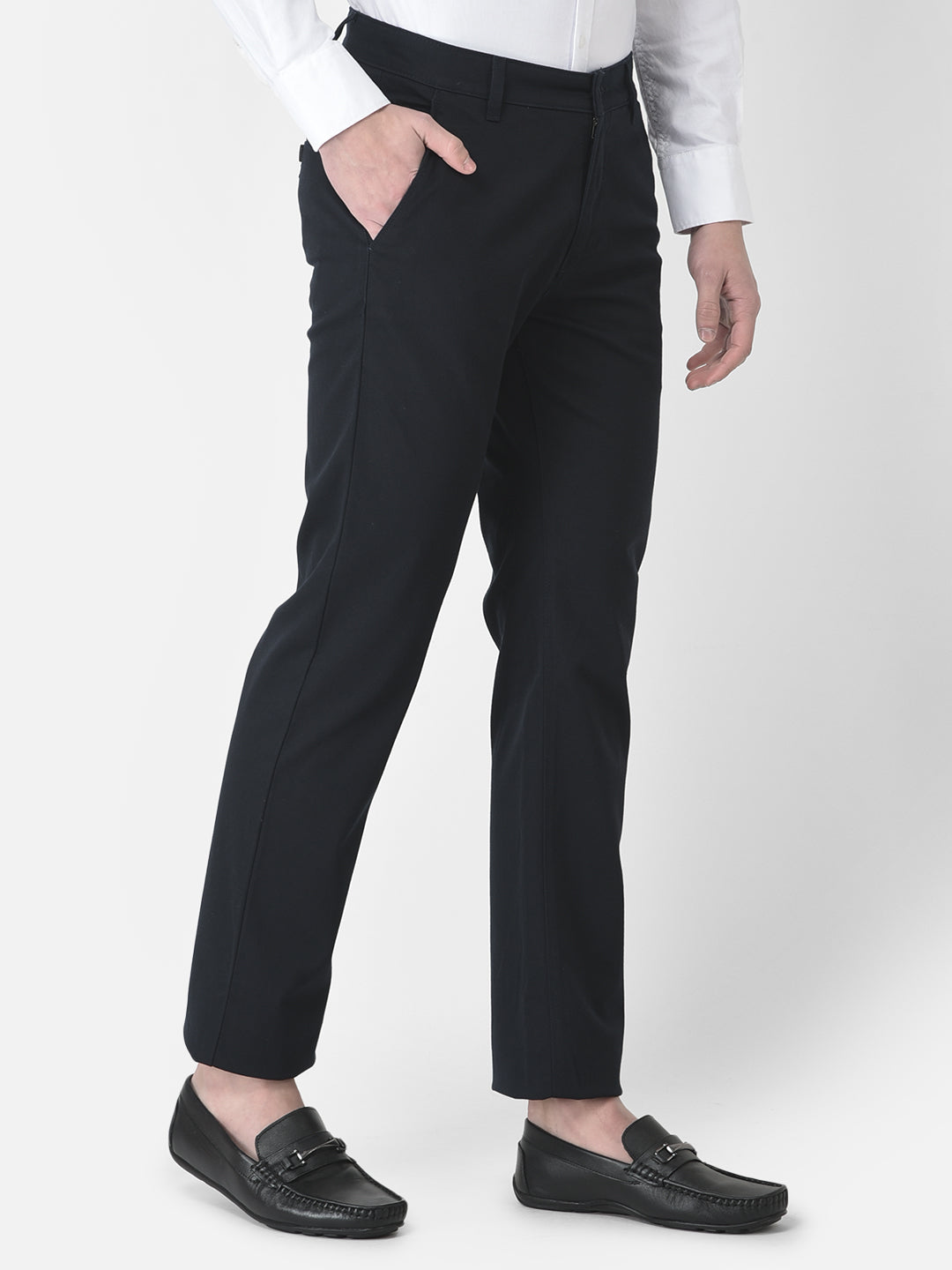  Navy Blue Chino Trousers 